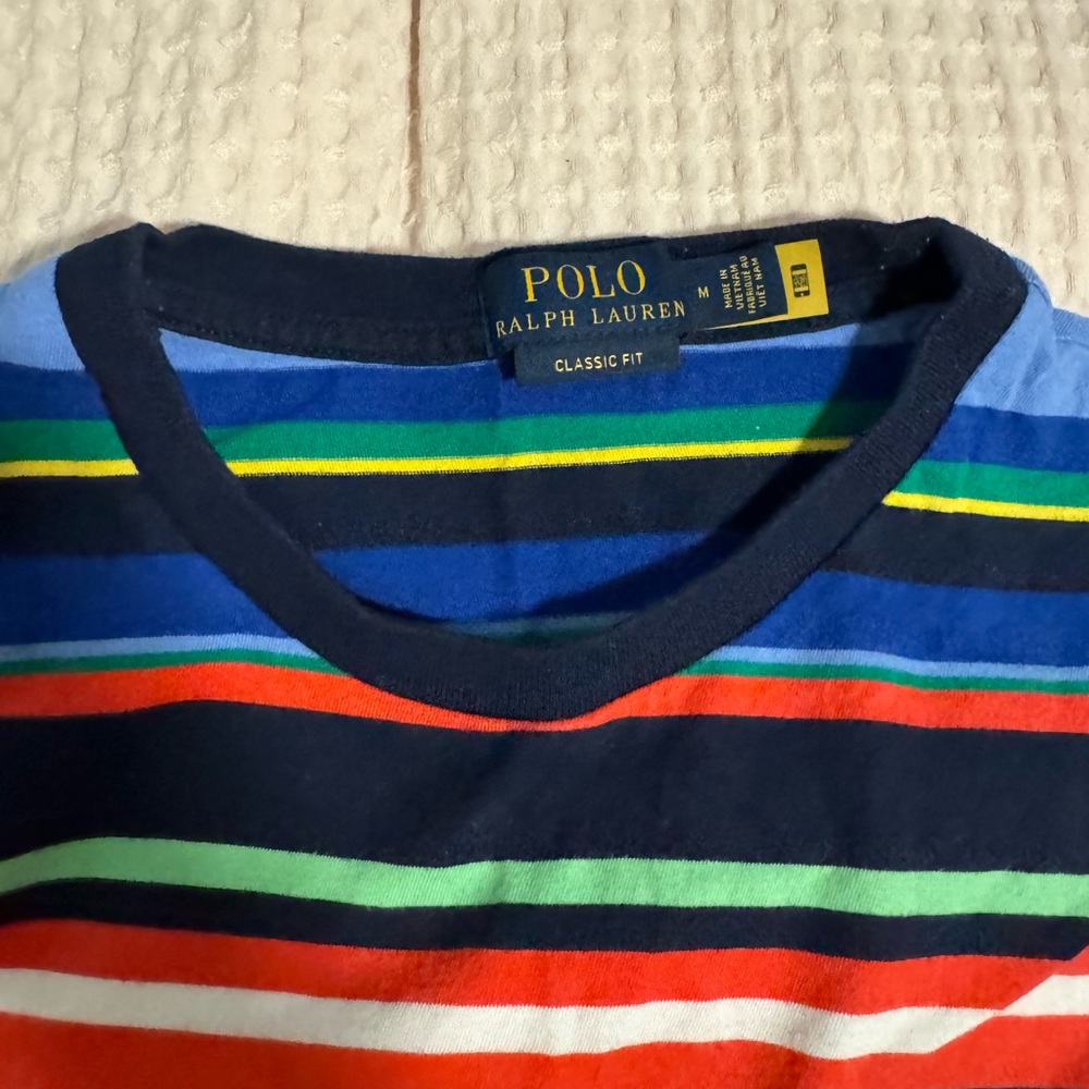 Like new polo Ralph Lauren striped tee.
